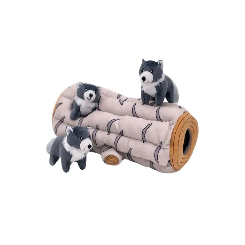 Peluche de fouille Burrow Loup, miniature 1