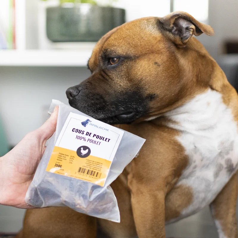 Cous de poulet, Mastication naturelle pour chien — vue 2