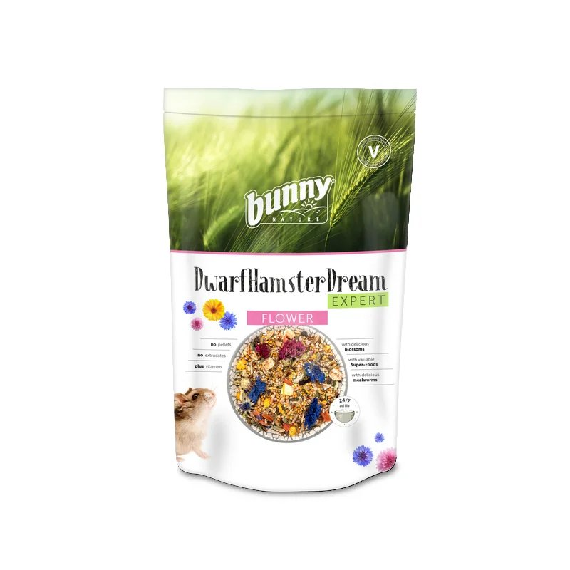 Mélange Hamster Nain aux fleurs 500g, Alimentation pour hamster