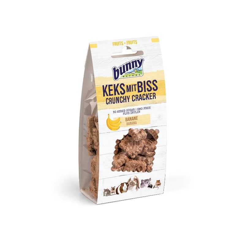 Crunchy Cracker Banane 50g, Friandise naturelle pour rongeur et lapin