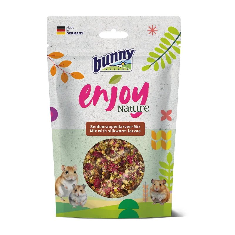 EnjoyNature Vers à soie & Bleuets rouges 40G