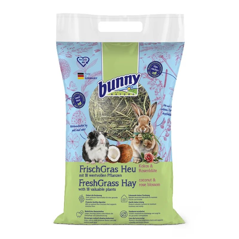 Foin FreshGrass Noix de coco & Rose 500G