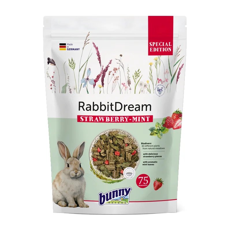 Granulés Lapin - Edition Spéciale Fraise Menthe 1.5KG