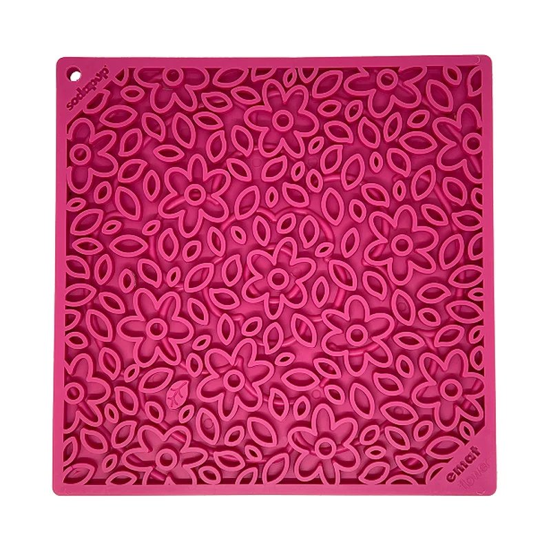 Tapis à lécher eMat Flowers — Enrichissement pour chien, photo 2 sur 2