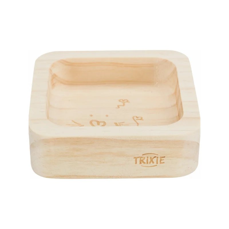 Gamelle en bois — Accessoires pour chinchilla