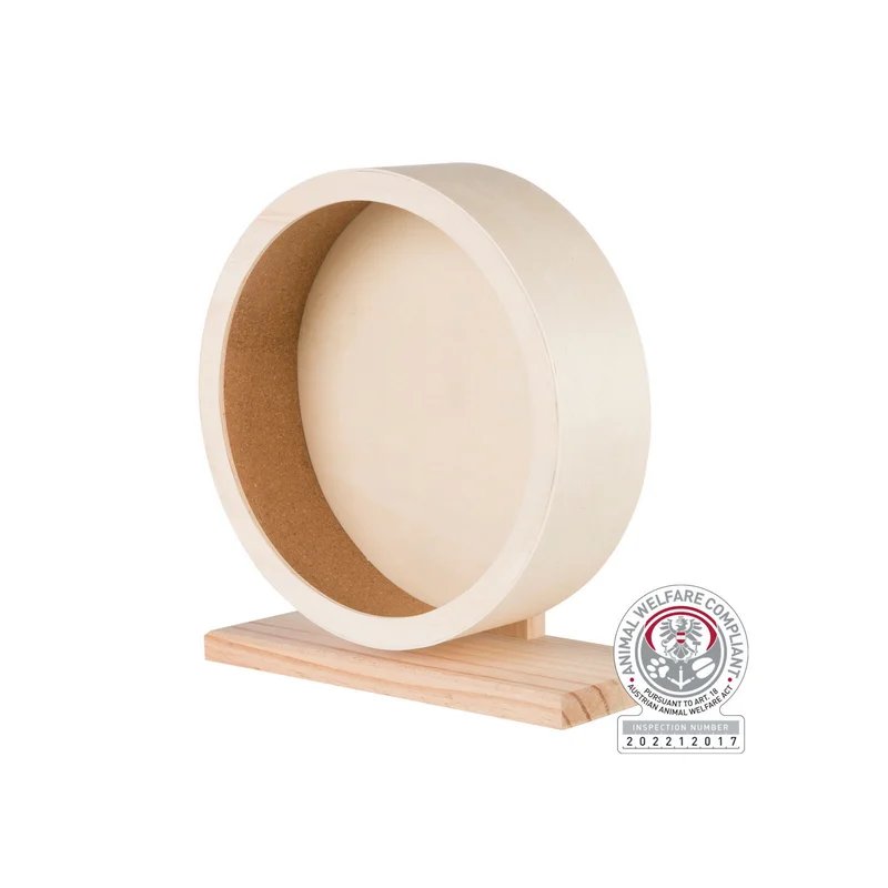 Roue en bois — Accessoires pour gerbille