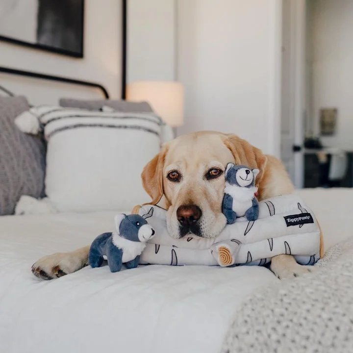 Peluche de fouille Burrow Loup — Enrichissement pour chien, photo 2 sur 2