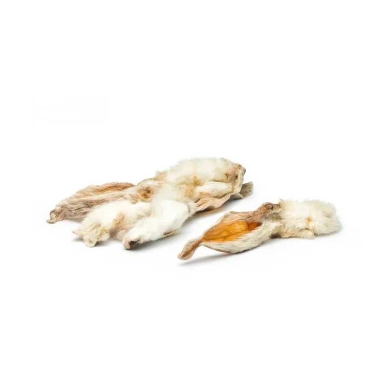 Oreilles de lapin avec poils — Mastication pour chien, photo 1 sur 2