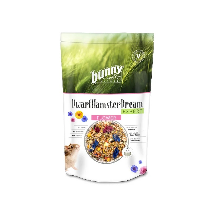 Mélange Hamster Nain aux fleurs 500g, Alimentation pour hamster — Alimentation pour hamster
