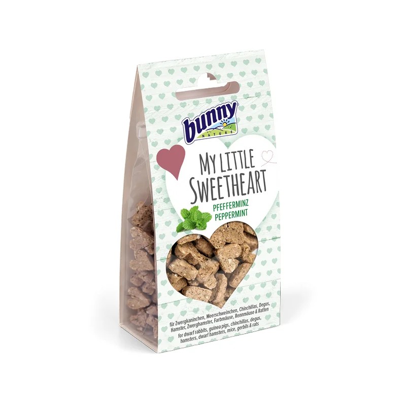 My Little Sweetheart Menthe poivrée 30g, Friandise naturelle pour rongeur et lapin — Friandises pour souris