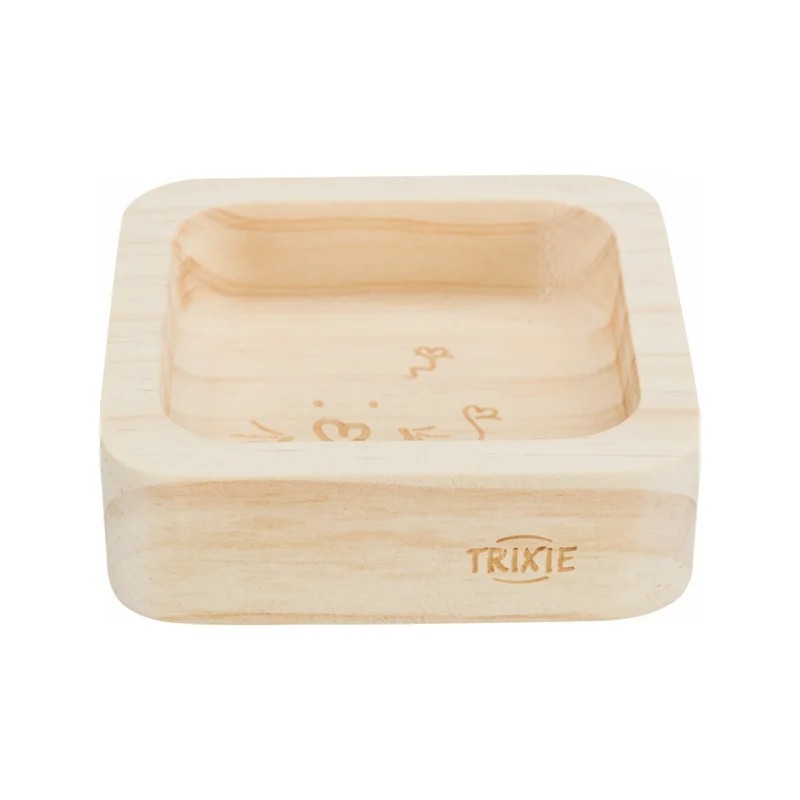 Gamelle en bois — Accessoires pour chinchilla