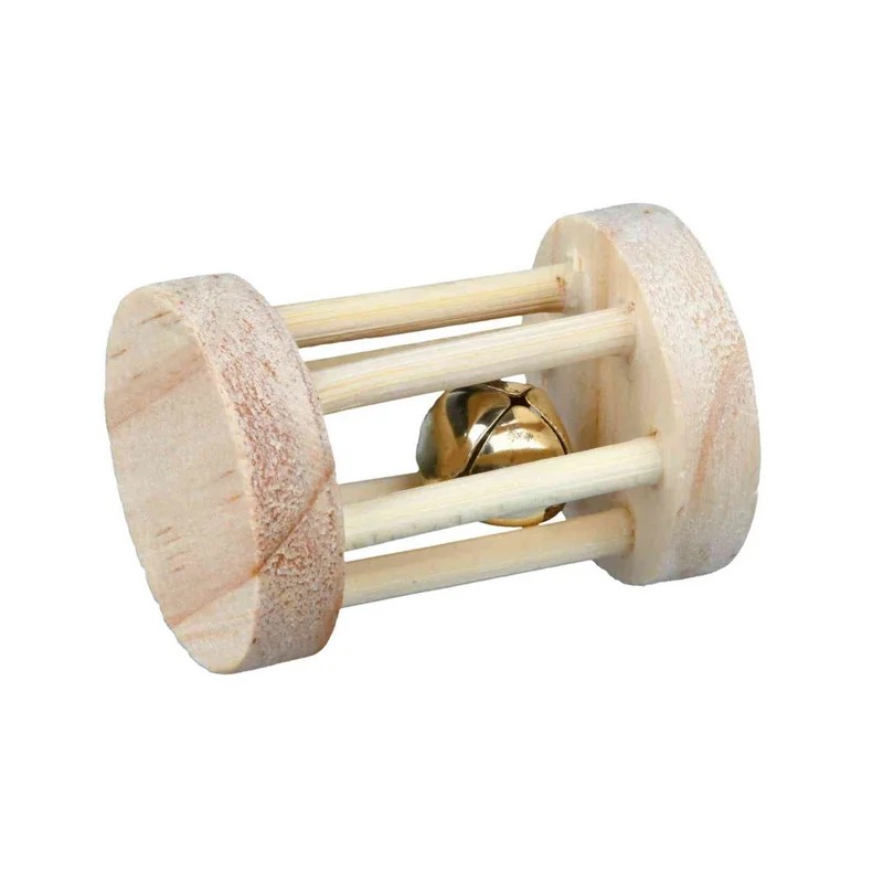 Rouleau en bois — Jouets pour hamster