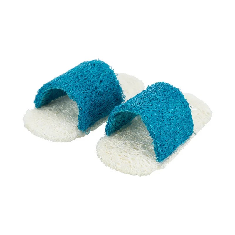 Sandales en luffa — Jouets pour hamster