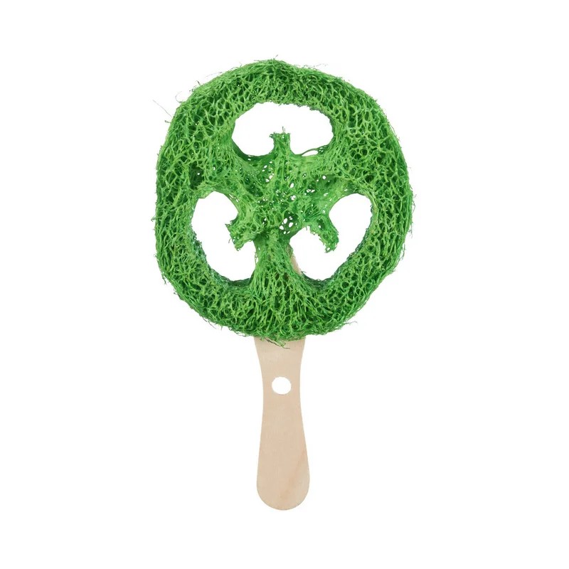 Sucette en luffa — Jouets pour lapin