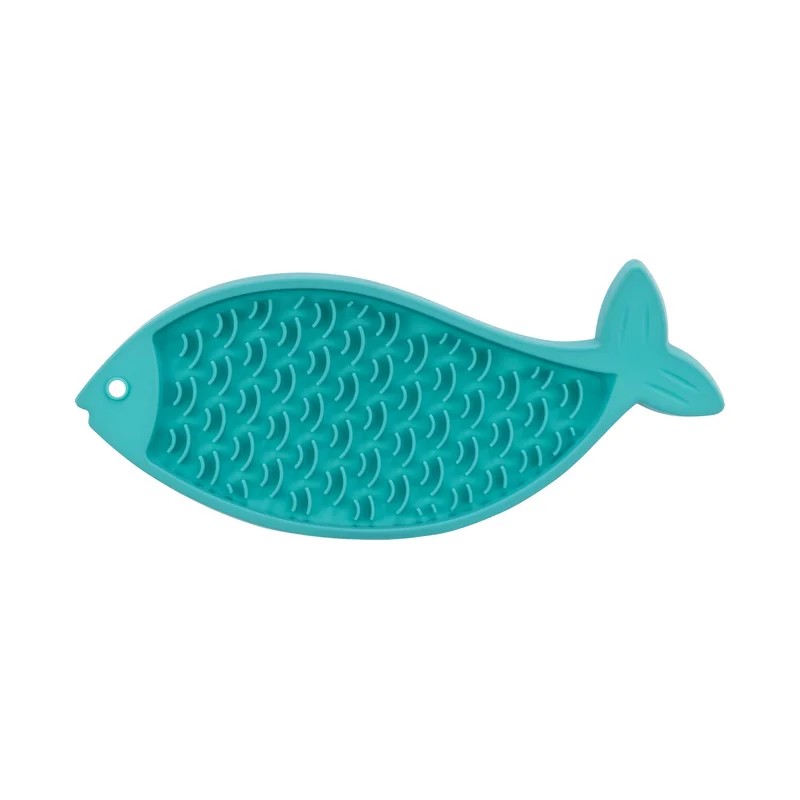 Tapis à lécher poisson — Enrichissement pour chien