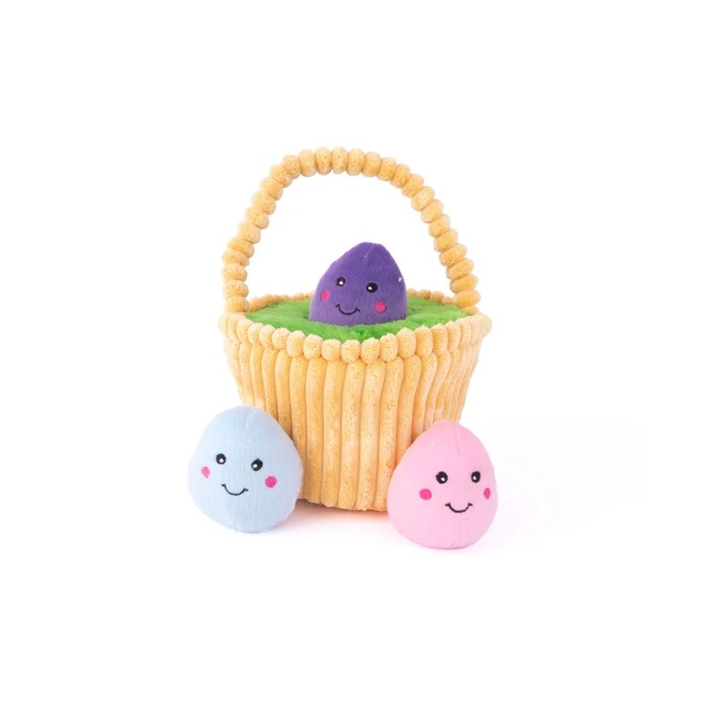 Peluche de fouille Burrow Panier de Pâques — Enrichissement pour chien