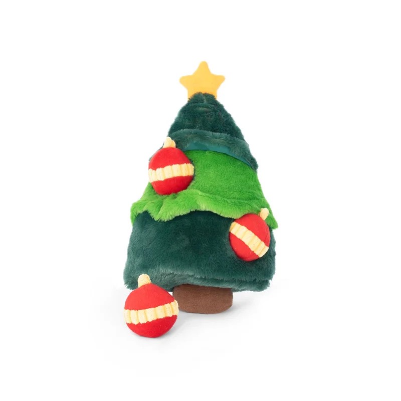 Peluche de fouille Burrow Sapin de Noël — Enrichissement pour chien