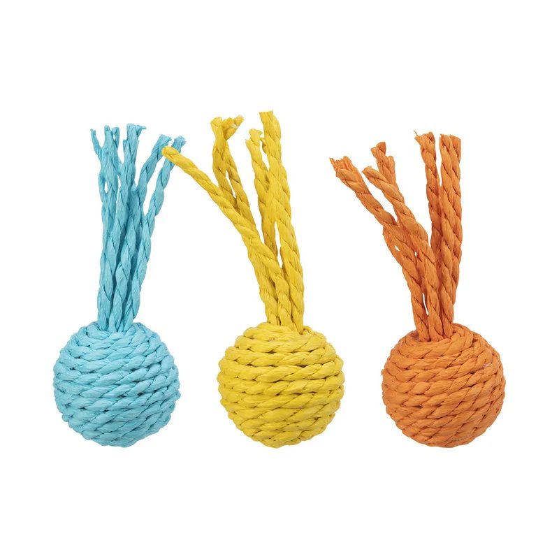 Balle en corde — Jouets pour chat