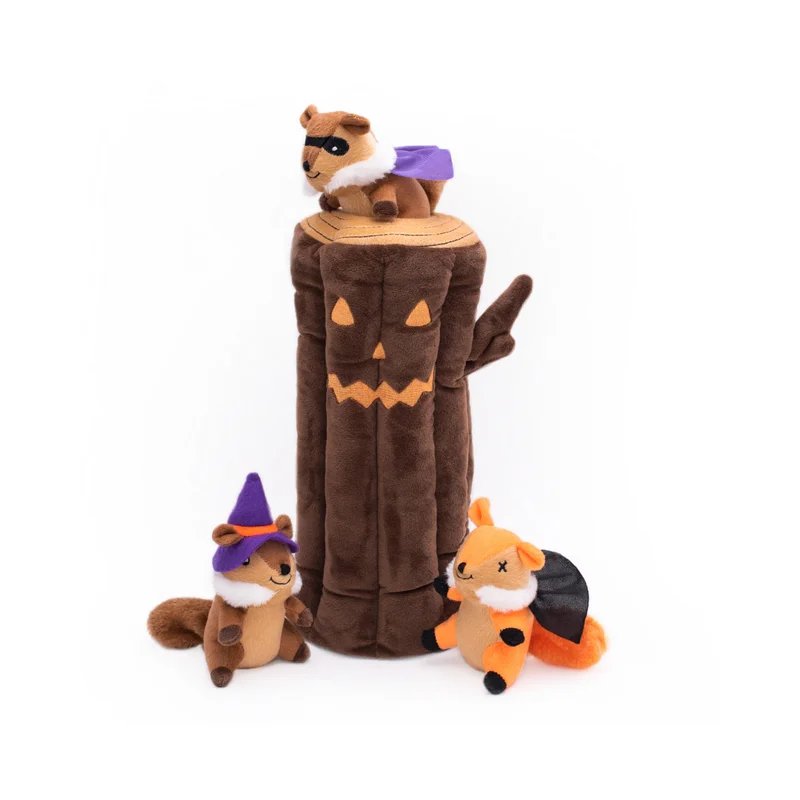 Peluche de fouille Burrow Branche Hantée — Enrichissement pour chien