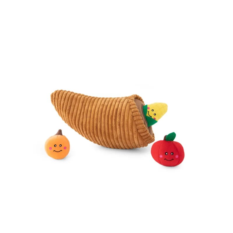 Peluche de fouille Burrow Cornucopia — Enrichissement pour chien