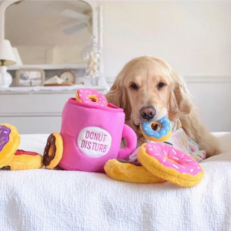 Peluche de fouille Burrow Donut — Enrichissement pour chien, photo 3 sur 3