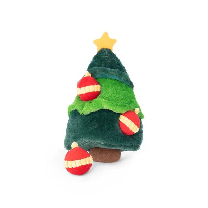 Peluche de fouille Burrow Sapin de Noël — Enrichissement pour chien