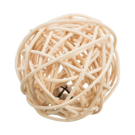 Trixie | Balle en osier avec clochette