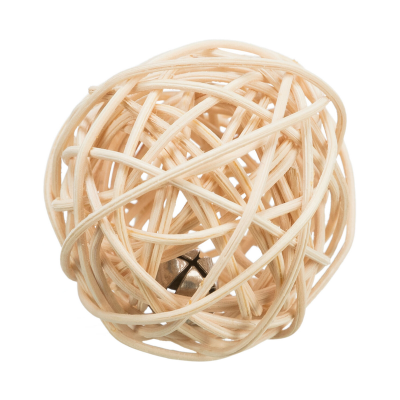 Trixie | Balle en osier avec clochette